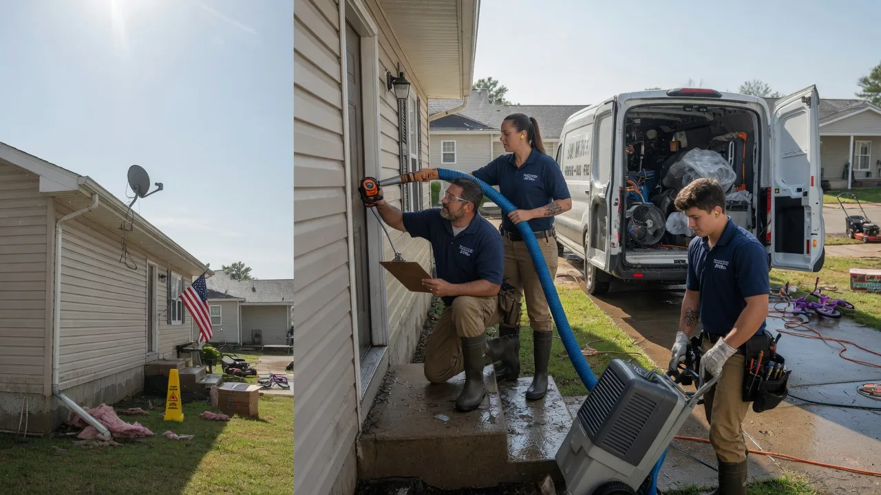 Ceiling Water Damage Restoration in Slickville, PA near me